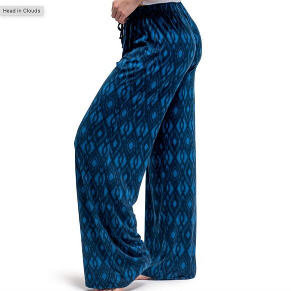 Hello Mello Blue and Black Signature Lounge Pants - Picture 2 of 7